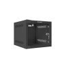 Szafa rack Lanberg WF10-2304-10B (4U 240mm / 280mm / 310 mm wisząca Szklane 10" kolor czarny)