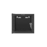 Szafa rack Lanberg WF10-2304-10B (4U 240mm / 280mm / 310 mm wisząca Szklane 10" kolor czarny)