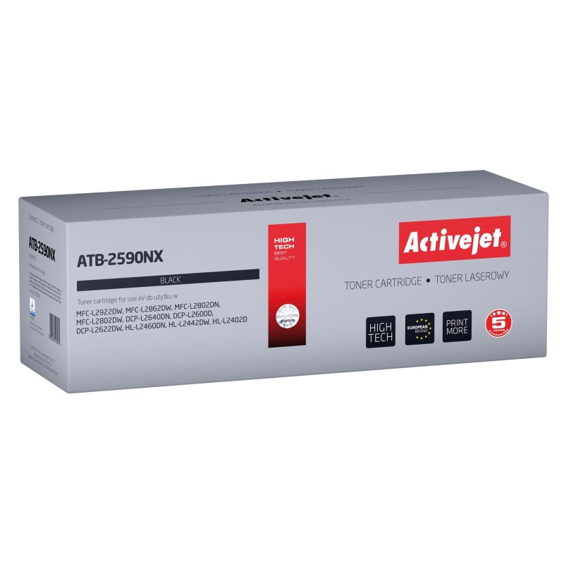 Activejet ATB-2590NX Toner (zamiennik Brother TN2590XL Supreme 3000 stron czarny) Activejet ATB-2590NX Toner (zamiennik Brother TN2590XL Supreme 3000 stron czarny)