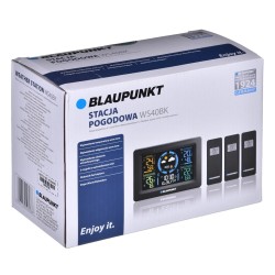 BLAUPUNKT Stacja pogodowa z 3 czujnikami z LCD WS40BK