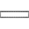 Wentronic Pro TILT (XL) 2,54 m (100") Czarny