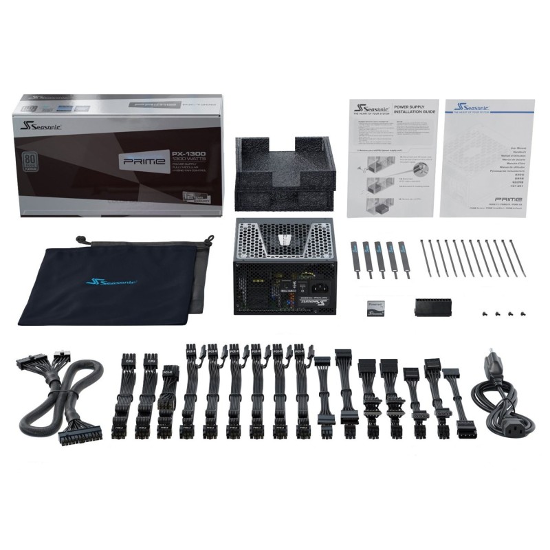Zasilacz Seasonic PRIME ATX 3.0 TX-1300 80Plus Titanium 1300W Zasilacz Seasonic PRIME ATX 3.0 TX-1300 80Plus Titanium 1300W