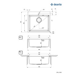 Deante Olfato ZPO010B zlewozmywak stalowy