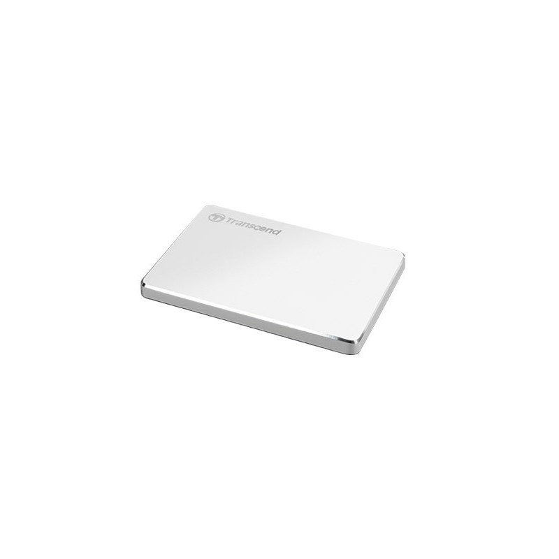 Transcend StoreJet 25C3S zewnętrzny dysk twarde 2 TB 2.5" USB Type-C 3.2 Gen 1 (3.1 Gen 1) Srebrny Transcend StoreJet 25C3S zewnętrzny dysk twarde 2 TB 2.5" USB Type-C 3.2 Gen 1 (3.1 Gen 1) Srebrny