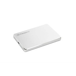 Transcend StoreJet 25C3S zewnętrzny dysk twarde 2 TB 2.5" USB Type-C 3.2 Gen 1 (3.1 Gen 1) Srebrny