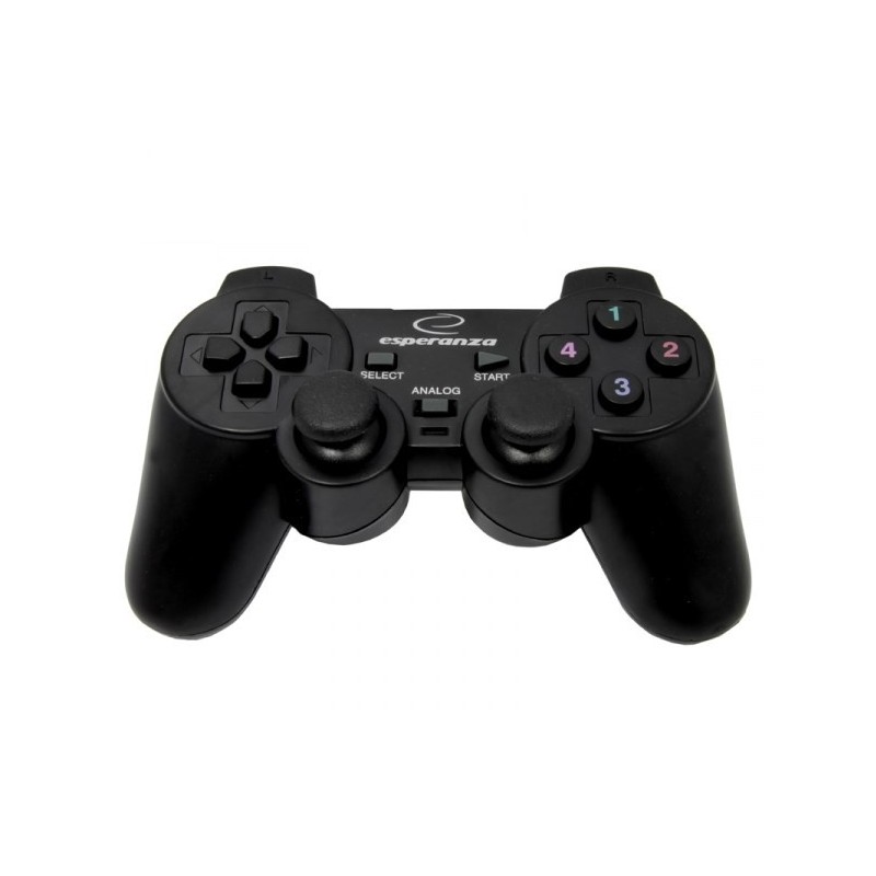 Gamepad Esperanza EG102 (PC, PS3 kolor czarny) Gamepad Esperanza EG102 (PC, PS3 kolor czarny)