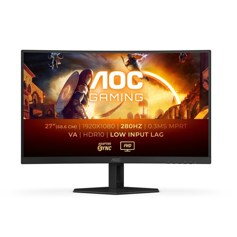 AOC G4 C27G4ZXE monitor komputerowy 68,6 cm (27") 1920 x 1080 px Full HD LED Czarny AOC G4 C27G4ZXE monitor komputerowy 68,6 cm (27") 1920 x 1080 px Full HD LED Czarny
