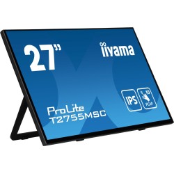iiyama ProLite T2755MSC-B1 monitor komputerowy 68,6 cm (27") 1920 x 1080 px Full HD LED Ekran dotykowy Blad Czarny