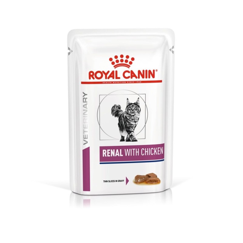 ROYAL CANIN Renal with Chicken - saszetka 12x85g