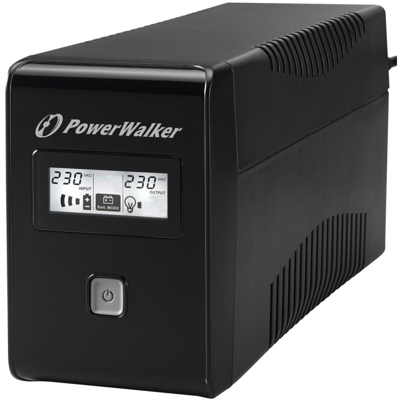 POWER WALKER UPS LINE-IN VI 850 LCD 850VA 2X SCHUKO, RJ11, USB, LCD