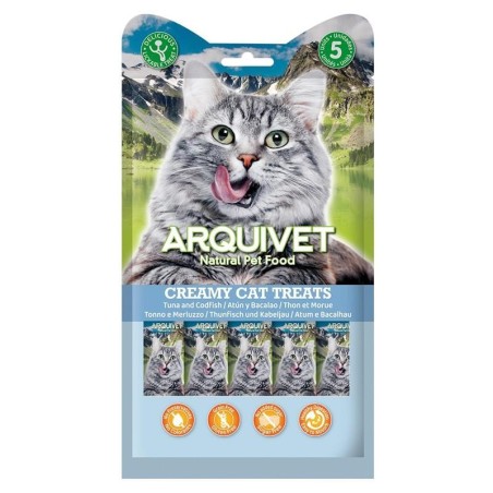 ARQUIVET Kremowa przekąska tuńczyk, dorsz 5X14 g