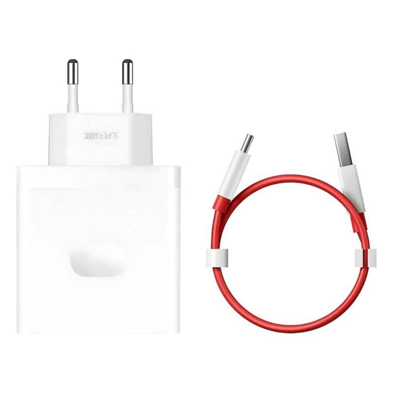 Ładowarka sieciowa OnePlus SUPERVOOC USB-C Power Adapter Kit 100W Biała Ładowarka sieciowa OnePlus SUPERVOOC USB-C Power Adapter Kit 100W Biała