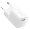 Ładowarka Baseus GaN5 mini 1C 25W+kabel USB-C biały