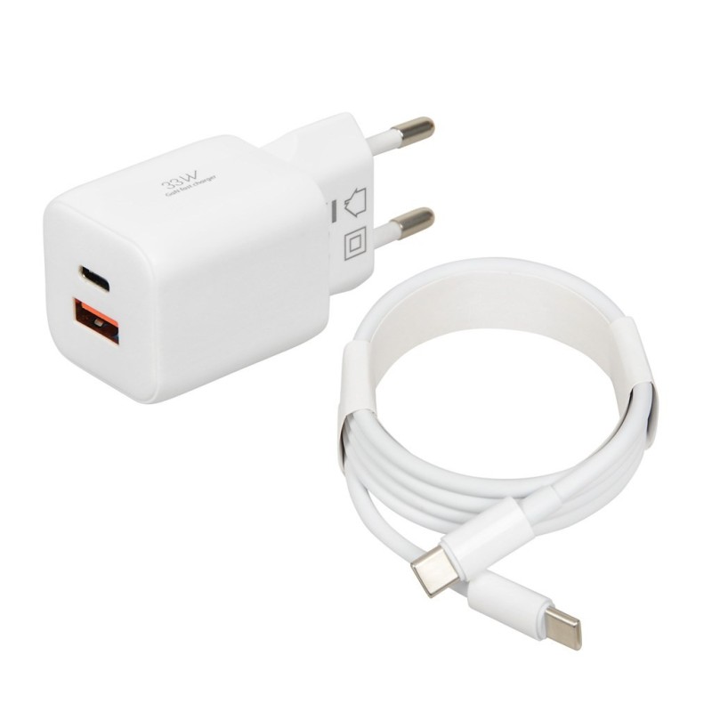 IBOX ŁADOWARKA UNIWERSALNA C-42 GAN PD33W USB A+C WHITE IBOX ŁADOWARKA UNIWERSALNA C-42 GAN PD33W USB A+C WHITE
