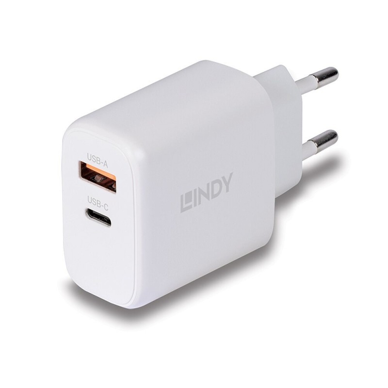 Lindy 73428 ładowarka do urządzeń przenośnych Uniwersalne Biały Prąd przemienny Szybkie ładowanie Wewnętrzna Lindy 73428 ładowarka do urządzeń przenośnych Uniwersalne Biały Prąd przemienny Szybkie ładowanie Wewnętrzna