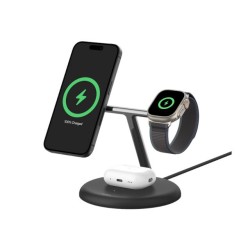 Ładowarka bezprzewodowa Belkin BoostCharge Pro 3-in-1 Wireless Charger with MagSafe iPhone/Apple Watch/AirPods 15W Black