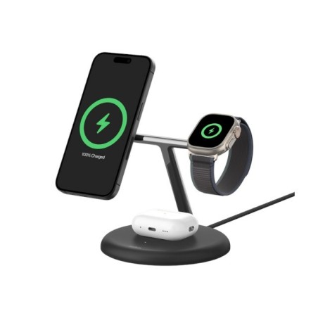 Ładowarka bezprzewodowa Belkin BoostCharge Pro 3-in-1 Wireless Charger with MagSafe iPhone/Apple Watch/AirPods 15W Black
