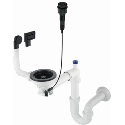 Syfon do zlewozmywaka granitowego 1-komorowego - Space-Saver ZXY_N982