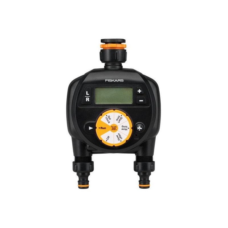 Fiskars 1054792 Czarny Elektroniczny regulator nawadniania Fiskars 1054792 Czarny Elektroniczny regulator nawadniania