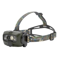 Ledlenser HF8R Core RGB Camouflage - latarka czołowa LED, zielona