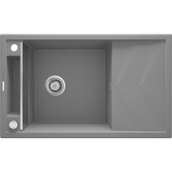 Zlewozmywak granitowy magnetyczny 1-komorowy z ociekaczem ZRM S113