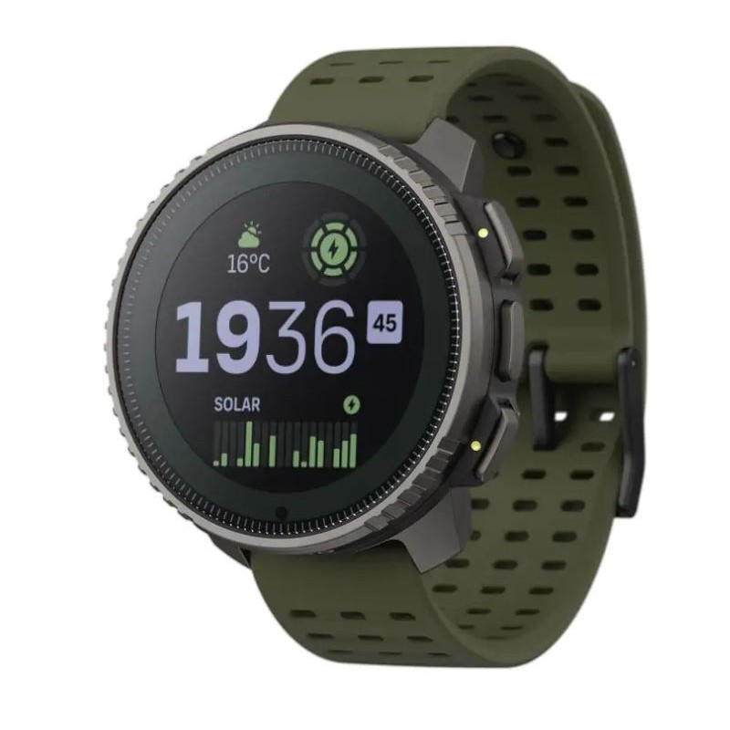 Zegarek sportowy Suunto Vertical Titanium Solar Forest 49mm Czarny Zegarek sportowy Suunto Vertical Titanium Solar Forest 49mm Czarny