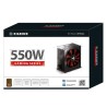 Xilence Performance A+ XN215 moduł zasilaczy 550 W 20+4 pin ATX ATX Czarny