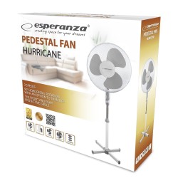Wentylator stojący Esperanza HURRICANE EHF001WE (kolor biały)