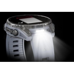 Zegarek sportowy Garmin Fenix 8 AMOLED 43mm Srebrny