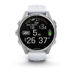 Zegarek sportowy Garmin Fenix 8 AMOLED 43mm Srebrny