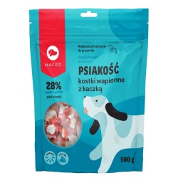 MACED Psiakość Kostki wapienne z kaczką - gryzak dla psa - 500g