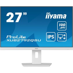 iiyama ProLite XUB2792QSU-W6 monitor komputerowy 68,6 cm (27") 2560 x 1440 px Wide Quad HD LED Biały