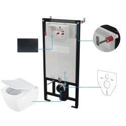 Zestaw WC podtynkowy 6 w 1