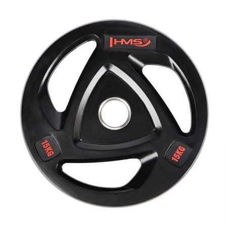Talerz olimpijski ogumowany 15 kg HMS TOX15