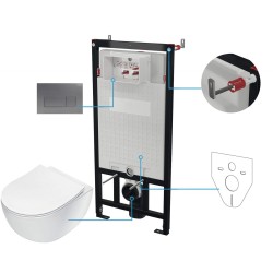 Zestaw WC podtynkowy 6 w 1