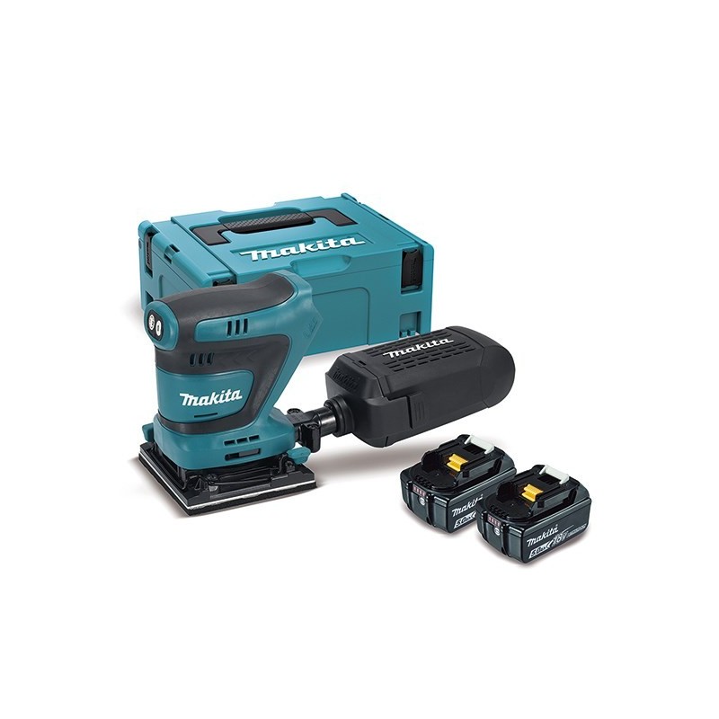MAKITA.SZLIFIERKA OSCYL. 18V DBO480RTJ 93x185mm 2x5Ah