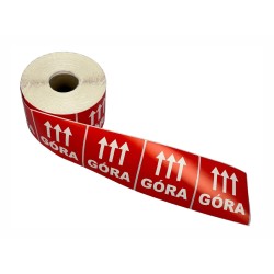 BSTech Etykieta samoprzylepna "GÓRA" 80mmx80mm 1000 szt