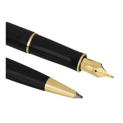 Parker-zestaw pióro Duo+długopis Sonnet czarny GT