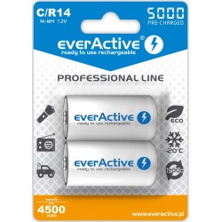 Zestaw akumulatorków everActive EVHRL14-5000 (5000mAh Ni-MH)