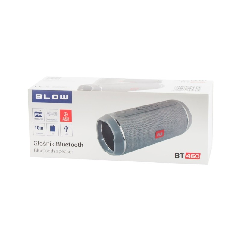 Głośnik bluetooth BLOW BT460 30-326 (kolor szary) Głośnik bluetooth BLOW BT460 30-326 (kolor szary)