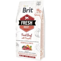 BRIT Fresh Beef & Pumpkin Puppy Large Growth & Joints - sucha karma z wołowiną i dynią dla szczeniąt ras dużych - 2,5 kg