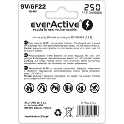 Zestaw akumulatorków everActive EVHRL22-250 (250 mAh Ni-MH)