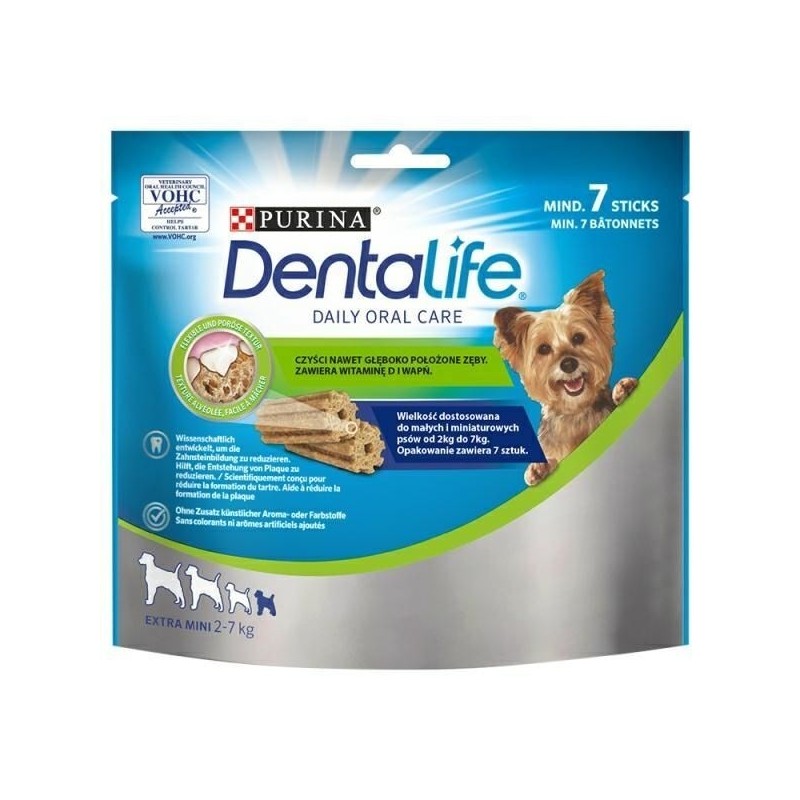 PURINA Dentalife Extra Mini - przekąska dentystyczna dla psa - 69 g