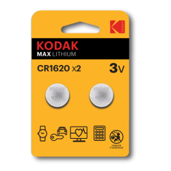 KODAK BATERIE LITOWE MAX CR 1620 BLISTER X 2 SZT.