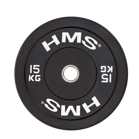 Talerz olimpijski Bumper 15 kg Czarny HMS BBR15