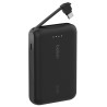 BELKIN POWERBANK 10 000 MAH, 20W, WBUDOWANY KABEL USB-C, BLACK