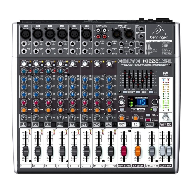 Behringer X1222USB - Mikser audio Behringer X1222USB - Mikser audio