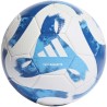 Piłka nożna adidas Tiro League Thermally Bonded biało-niebieska