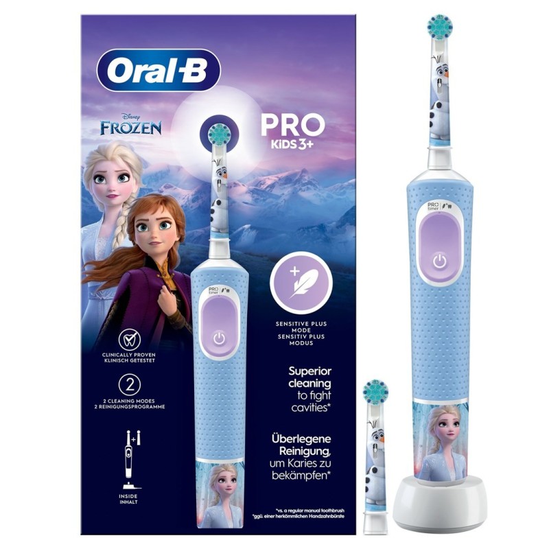 Szczoteczka do zębów Oral-B Pro Kids dziecko obrotowo-pulsacyjna jasny niebieski