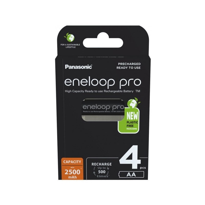 PANASONIC ENELOOP PRO AA 2500mAh 4 szt PANASONIC ENELOOP PRO AA 2500mAh 4 szt